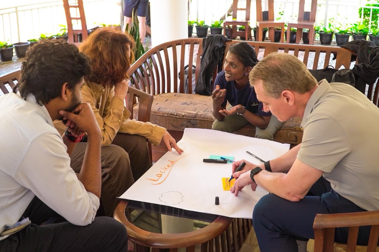 WeLead Lanka team discussion