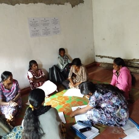 Participants in a WeLead Lanka impact story